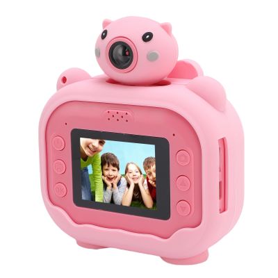 SENECESLI Kids Instant Print Camera Digital Printing Camera 48MP with Rotating 270 Lens 2.0 Inch Screen Inkless Thermal Printing for Boys Girls
