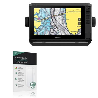 BoxWave Screen Protector Compatible with Garmin echoMAP UHD2 93sv - ClearTouch Crystal Anti-UV EyeCare (2-Pack), Filters Out Harmful Blue Light Reduce Fatigue