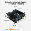 LiebeWH Bluetooth Power Amp Board 2.1 Channel Power Amplifier Module BT5.1 AUX U Disk USB Sound Card Inputs TPA3255 Amplifier Board view 4