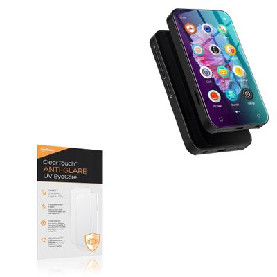 BoxWave Screen Protector Compatible With Luoran Mp3 Player (4 in) - ClearTouch Anti-Glare Anti-UV EyeCare (2-Pack), Filters out Harmful Blue Light Reduce Fatigue