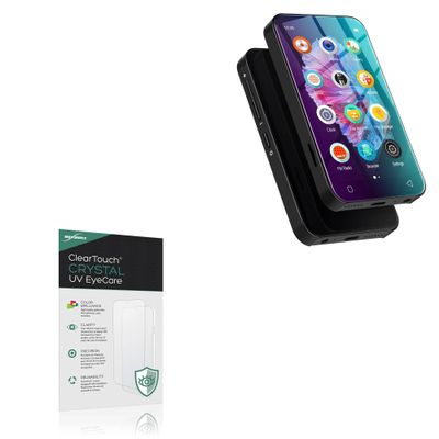 BoxWave Screen Protector Compatible With Luoran Mp3 Player (4 in) - ClearTouch Crystal Anti-UV EyeCare (2-Pack), Filters out Harmful Blue Light Reduce Fatigue