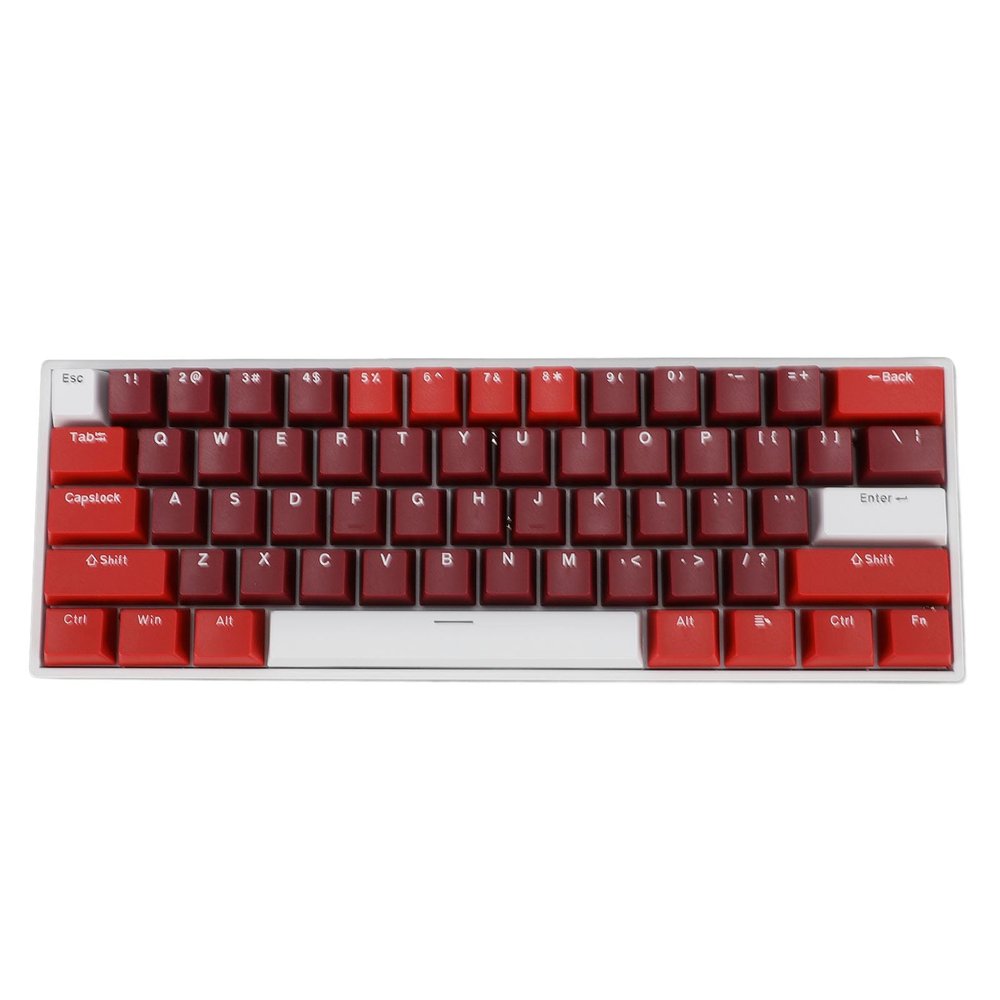 Dam Skerisi 61 Key Mechanical Keyboard, 60% Compact Design, Blue Switch, RGB Backlit, Hot Swappable, Ergonomic, USB Wired for Gaming and Office