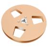Aluminum Alloy Empty Tape Reel with 3 Holes, 5 Inch Diameter, Compatible with NAGRA, Studer Reel to Reel Recorders, for 1/4 Inch Tape (Gold) view 3