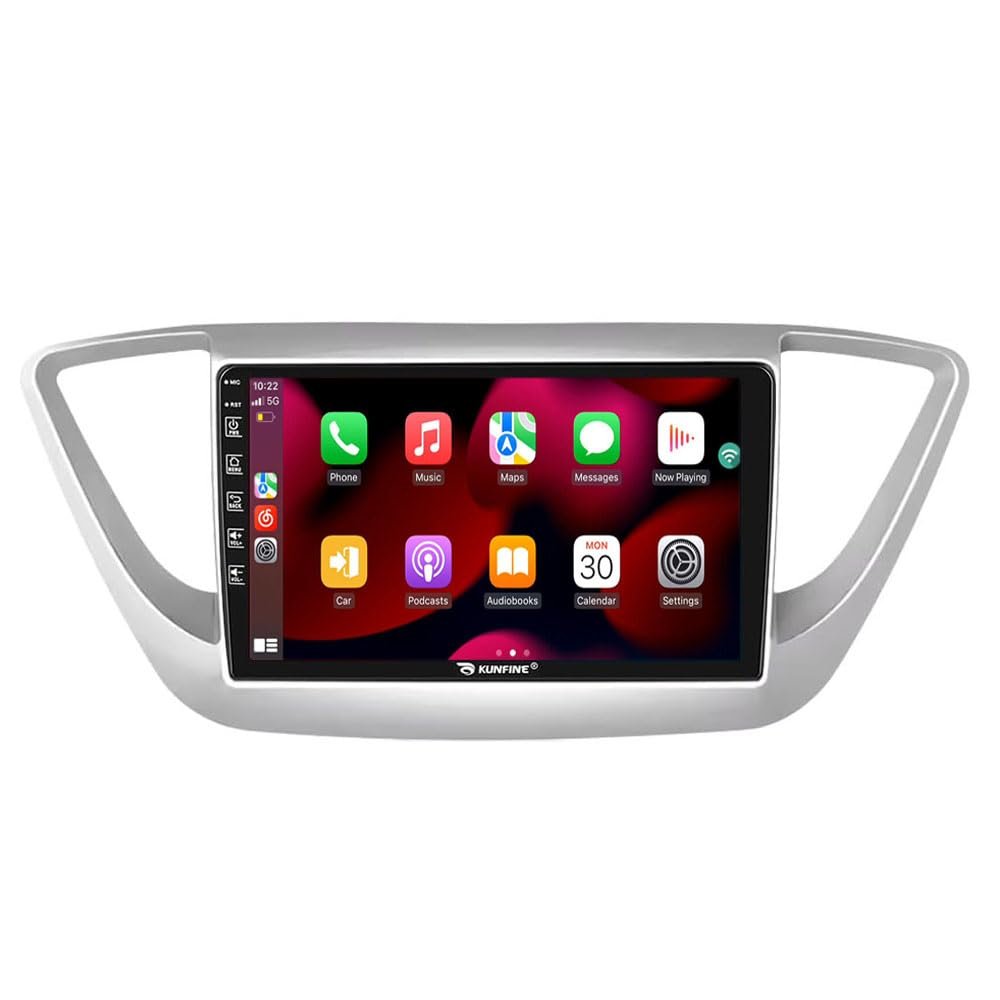 4+64GB for Hyundai Solaris 2 Verna Radio 2016 2017 2018 2019 2020 Android 13 Car Stereo 9" Touchscreen Wireless Carplay Android Auto GPS Navigation with Free Reverse Camera