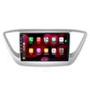 4+64GB for Hyundai Solaris 2 Verna Radio 2016 2017 2018 2019 2020 Android 13 Car Stereo 9" Touchscreen Wireless Carplay Android Auto GPS Navigation with Free Reverse Camera view 1