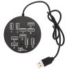 Yardenfun 10-Port USB Hub Adapter for Laptops USB 2.0 Splitter Extension Cable for Easy Data Transfer Compatible and Printers view 1