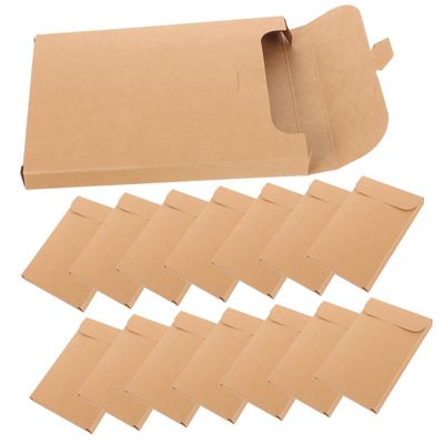 Mikinona 100pcs Paper CD DVD Envelopes Storage Cases CD Holder Multi Purpose Sleeves for Home Office School Use Easy Access DVD Storage Bags