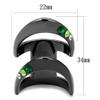 TK2768 - IP Light Black (IP Gun) Stainless Steel Ring with Top Grade Crystal in Multi Color, Size 10 view 2