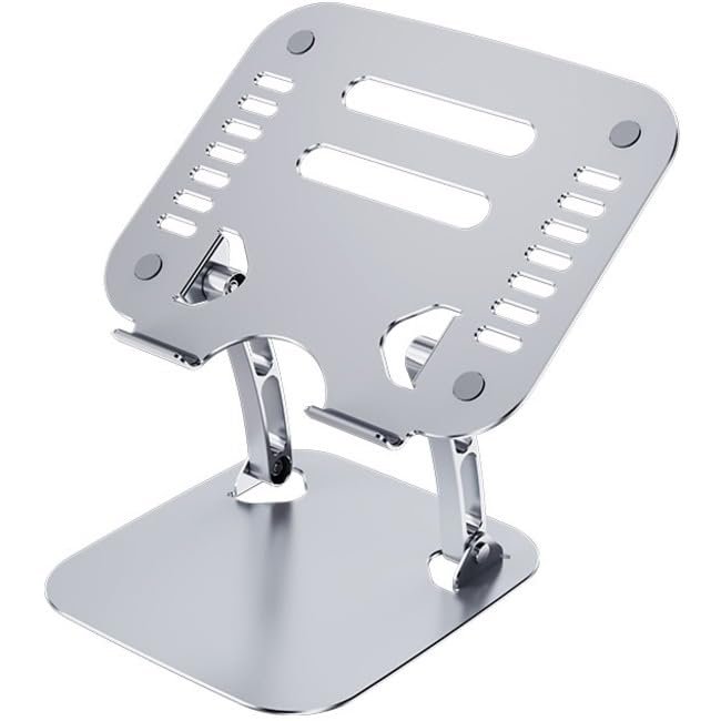 Adjustable Metal Laptop Stand - Silver by 4XEM