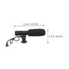 CONGARTENO 1Pc Video Microphone for DSLR Cameras and Camcorders High Sensitivity Interview Mic with Cable Wide Compatibility for Phones and Tablets Easy Installation with Hot Shoe view 2