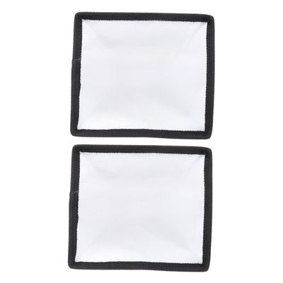 CONGARTENO 2Pcs Foldable Soft Flash Diffuser Portable Photography Video Light Cover Lightweight Reflective Softbox for Indoor and Outdoor Shooting