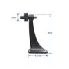 CONGARTENO Binocular Tripod Adapter for Bird Watching Adjustable 1/4 Inch Mounting Bracket Compatible Most Binoculars and Tripods for Outdoor Exploration view 2