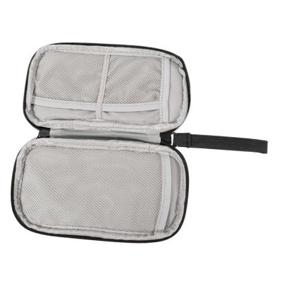 CONGARTENO Portable Headphone Data Cable Organizer Case Travel Electronics Storage Pouch Zippered Oxford Cloth for USB Cables and Chargers