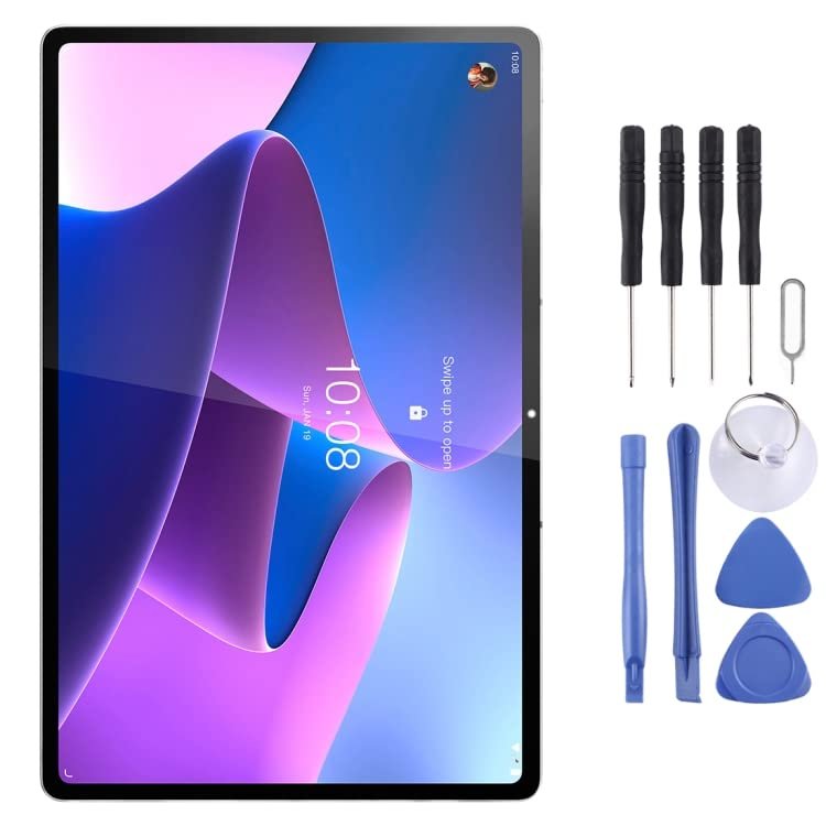 MPXPOTTHW Cell Phone Replacement AMOLED LCD Screen for Lenovo Tab P12 Pro 12.6 2021 TB-Q706Z TB-Q706F with Digitizer Full Assembly (Black) Spare Parts