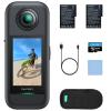 AKASO 360 Weatherproof 360 Action Camera - 5.7K 360 Video with 1/2" 48MP Sensors, 72MP 360 Photo, 360-SuperSmooth, Invisible Selfie Stick Effect, 360 Horizon Lock, AI Tracking with 64GB MicroSD Card view 1