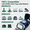 13-Pack(3 x 18771 Fabric Iron-On + 10 x 91330 White Paper) Compatible with DYMO LetraTag LT-200B LT-100T LT-100H QX50 view 3