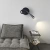 3000K LED Reading Lamps, Wall Mount Reading Lights for Board, Flexible Gooseneck with Push Switch Sconce, Copper Wall Light Warm White view 2