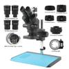 Lab Microscope Accessories 48MP 4K HDMI Type C Video Camera 3.5X 7X 45X 90X 180X Simul-Focus Parfocal Stereo Trinocular Microscope view 2