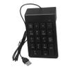 KOMBIUDA USB Wired Key Mechanical Numeric Keypad for Laptop Desktop Durable Number Pad with Stable Connection Compact Design for Financial Accounting and Data Entry view 1