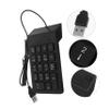 KOMBIUDA USB Wired Key Mechanical Numeric Keypad for Laptop Desktop Durable Number Pad with Stable Connection Compact Design for Financial Accounting and Data Entry view 2