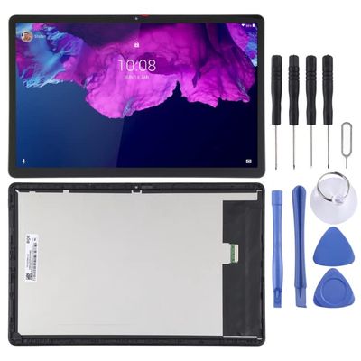 MPXPOTTHW Cell Phone Replacement OEM LCD Screen for Lenovo Tab P11/P11 Plus TB-J606 TB-J606F Digitizer Full Assembly with Frame (Black) Spare Parts