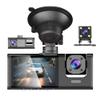 DirectNine Basics 1080P 3 Channels Dash Cam Front and Rear and Cabin Recording, 2.0" IPS Screen Car Accessories, G-Sensor, Motion Detection, Night Vision Loop Recording, Electronics Max 64GB Support view 1