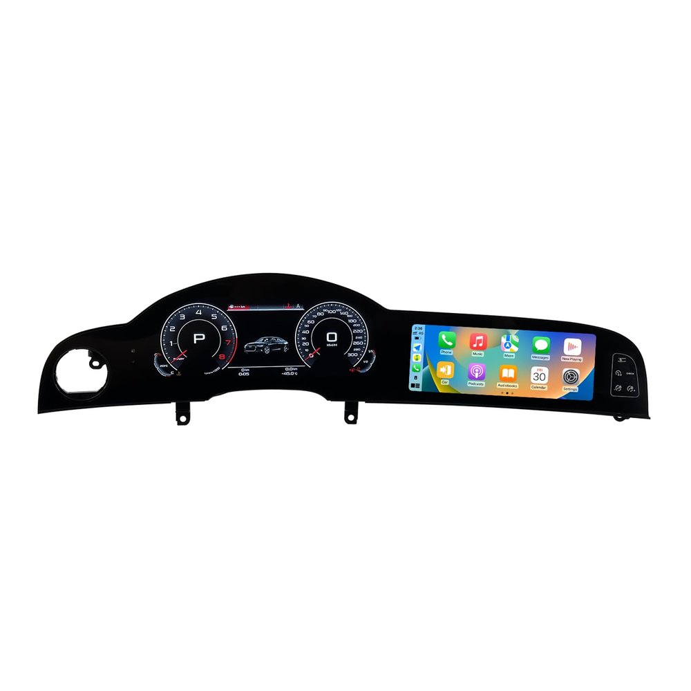 10.25Inch Dual Screen Car Radio Wireless CarPlay 8+128GB for Audi A6 2009-2012 Year with 2GMMI, Car Radio Stereo Multimedia, Support Wireless Android Auto Navigation, Mirrorlink (for Year 2010-2012)