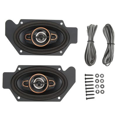 MAVIS LAVEN 2 Way Coaxial Car Audio Loudspeakers, 3x5in 4 Professional Car Tweeters Speakers 85dB Sensitivity with High Frequency Response for Universal CarAudio Systems