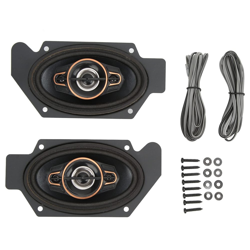 MAVIS LAVEN 2 Way Coaxial Car Audio Loudspeakers, 3x5in 4 Professional Car Tweeters Speakers 85dB Sensitivity with High Frequency Response for Universal CarAudio Systems