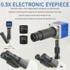 Industrial Microscope Camera 4K HD 8.3MP Ultra High Resolution Video Microscope Camera with Electronic Eyepiece for Biological Microscopes Aluminium Alloy view 2