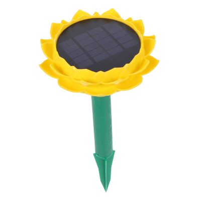 QUMIIRITY Solar Powered Waterproof Lotus Speaker for Outdoor Garden Portable Music Player for Buddhist Meditation LED Light
