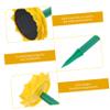 QUMIIRITY Solar Powered Waterproof Lotus Speaker for Outdoor Garden  Portable Music Player for Buddhist Meditation LED Light view 3