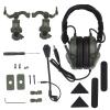 CZMYCBG Tactical Headset, Militar Hunting Shooting Noise Reduction Headphones, for OPS Core ARC and Wendy Helmet, 2 In 1(Green) view 1
