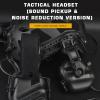 CZMYCBG Tactical Headset, Militar Hunting Shooting Noise Reduction Headphones, for OPS Core ARC and Wendy Helmet, 2 In 1(Green) view 2