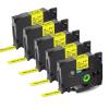 12mm Yellow Label Tape TZe-631 Replace for Brother TZe TZ Tape 12mm 0.47 Laminated Yellow TZe631 TZ-631 P Touch Label Maker Tape for Brother Ptouch PT-D210 PT-D220 PT-H110 D600 D400, 5-Pack view 1