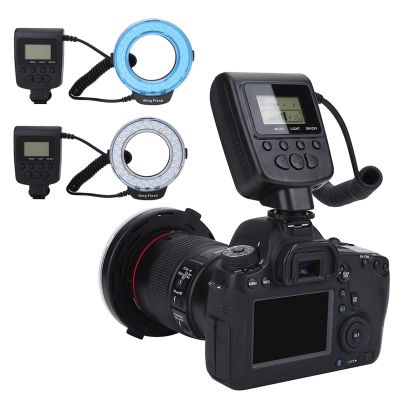 aqxreight Portable 48 LED Flash Light Lens Adapter Rings Kit for Fuji SLR Camera