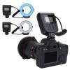 aqxreight Portable 48 LED Flash Light Lens Adapter Rings Kit for Fuji SLR Camera view 1