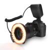 aqxreight Portable 48 LED Flash Light Lens Adapter Rings Kit for Fuji SLR Camera view 3