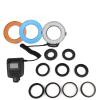 aqxreight Portable 48 LED Flash Light Lens Adapter Rings Kit for Fuji SLR Camera view 4
