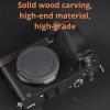 Camera cage Base Wood Hand Grip Holder, for Sony A6700 Camera, Solid Wood Red Sandalwood Handle Base Ebony Rosewood Grip (Gray) view 3