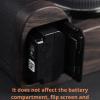 Camera cage Base Wood Hand Grip Holder, for Sony A6700 Camera, Solid Wood Red Sandalwood Handle Base Ebony Rosewood Grip (Gray) view 4