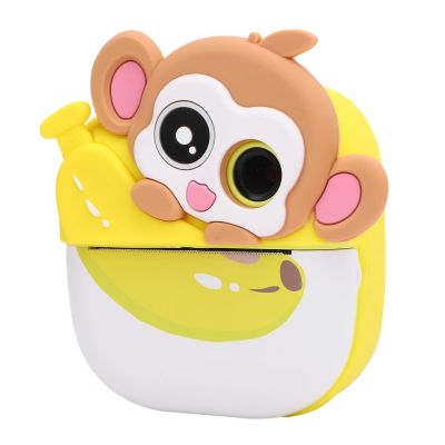 Pomya Instant Print Digital Camera 48MP FHD Thermal Instant Photo Printer Camera with 2 Inch Sunlight Proof Screen Inkless Printing for Kids Toddlers Birthday Gifts