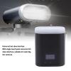 Yoidesu Universal Hot Shoe Flash Flash 5600K 8-Level Brightness Rechargeable Camera Flash with Built in Screen for Digital Cameras (Black) view 4