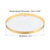 2pcs Round Lampshade Diffusers, Acrylic Protection Cover Lamp Shade Board for Barrel Chandeliers(103mm) view 2