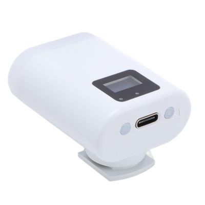 Yoidesu Universal Hot Shoe Flash Flash 5600K 8-Level Brightness Rechargeable Camera Flash with Built in Screen for Digital Cameras (White)
