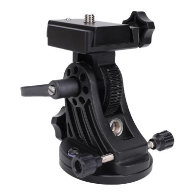 PUSOKEI 90 Degree Latitude Adjustment Base with Fine 0-90 Tuning - Compatible for Aluminum Alloy Tripod Mount for Astronomy Photography