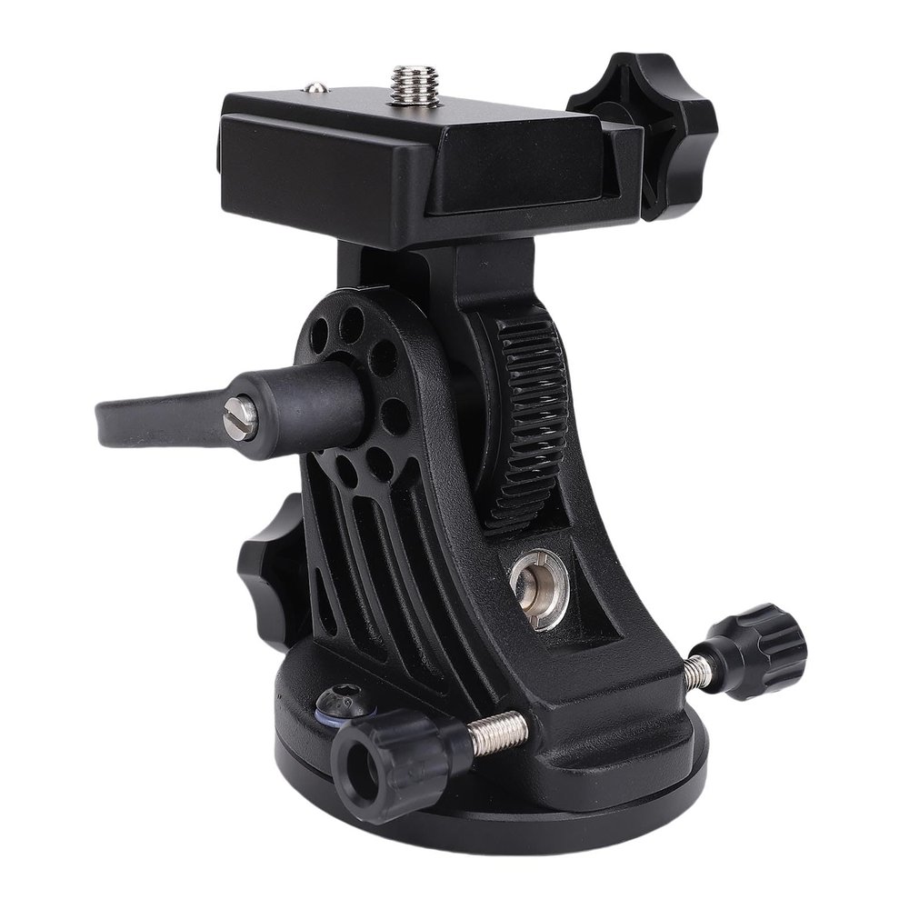 PUSOKEI 90 Degree Latitude Adjustment Base with Fine 0-90 Tuning - Compatible for Aluminum Alloy Tripod Mount for Astronomy Photography