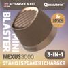 Accutone Magnetic (Mag Safe) Bluetooth Speaker with Qi Charging Ability, IPX6 Waterproof 5W Small Speaker, TWS Pairing, Magnetic Phone Stand view 2