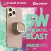 Accutone Magnetic (Mag Safe) Bluetooth Speaker with Qi Charging Ability, IPX6 Waterproof 5W Small Speaker, TWS Pairing, Magnetic Phone Stand view 3