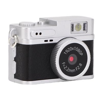Serounder 1080P Compact Digital Camera, 20MP 0.96in Screen Small Keychain Video Photo Camcorder Portable Travel for Taking Photos Cycling Mountain Climbing(3.8 * 2.7 * 2.3cm) (Black)
